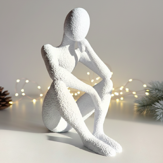 Silueta decorativa moderna, statueta abstracta