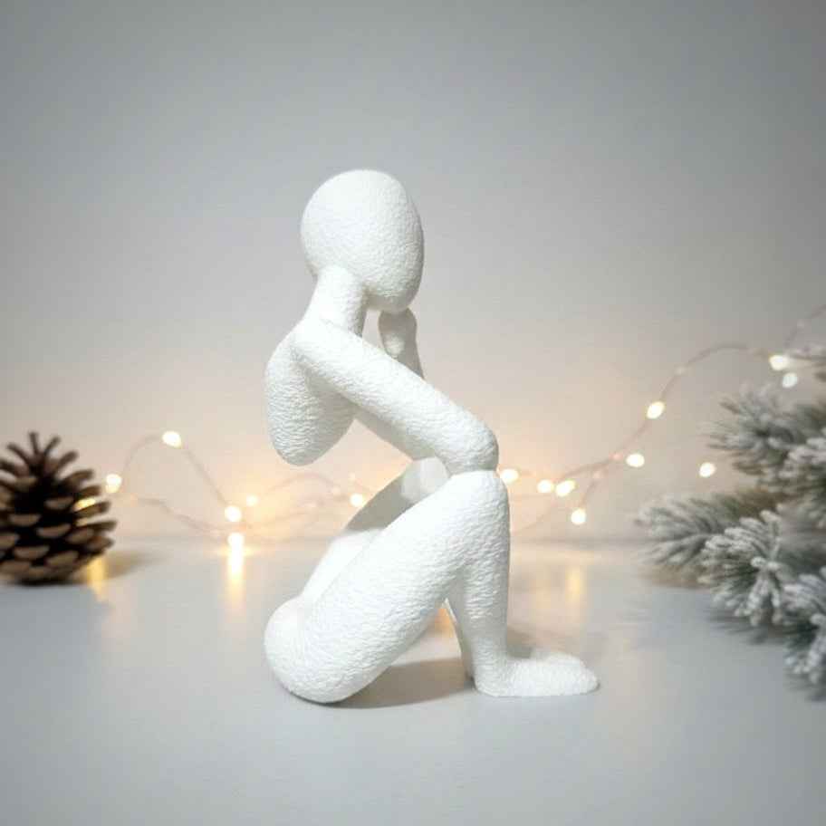 Silueta decorativa moderna, statueta abstracta