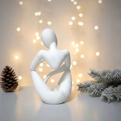 Silueta decorativa moderna, statueta abstracta