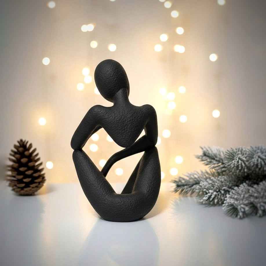 Silueta decorativa moderna, statueta abstracta