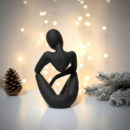 Silueta decorativa moderna, statueta abstracta