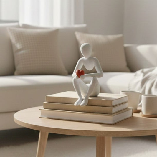 Decorațiune - Eternal Bond, Stil Scandinavian, Alb