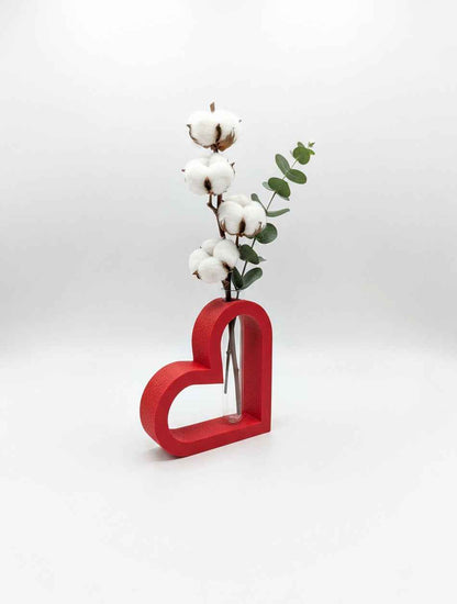 Vaza decorativa inima LOVE 3D – design minimalist