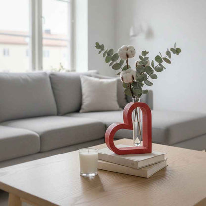 Vaza decorativa inima LOVE 3D – design minimalist