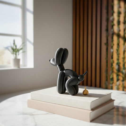 Figurina decorativa caine balon – cadou amuzant