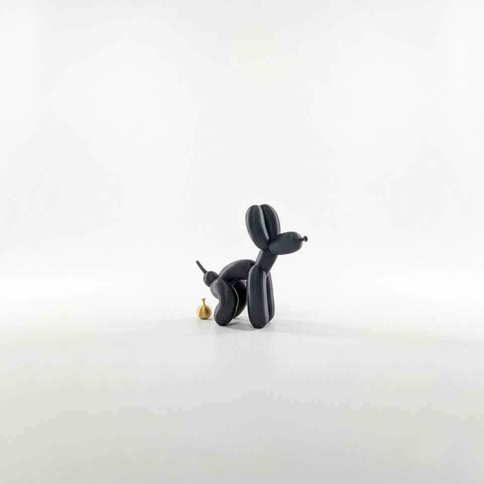 Figurina decorativa caine balon – cadou amuzant