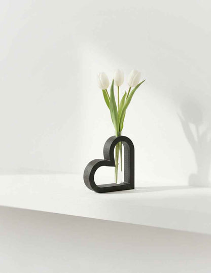 Vaza decorativa inima LOVE 3D – design minimalist