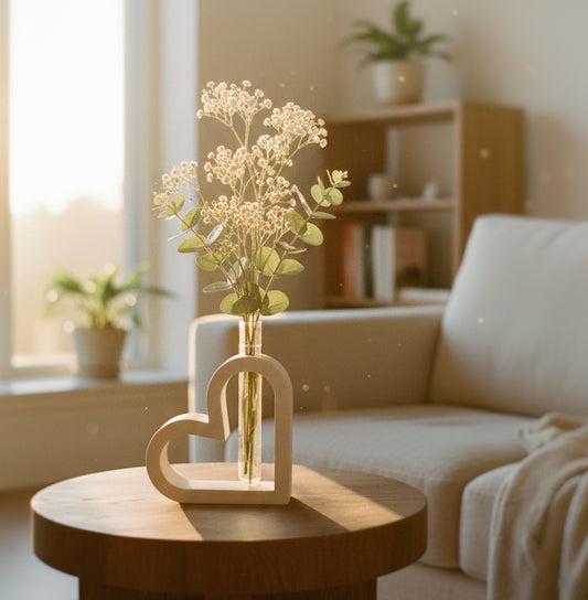 Vaza decorativa inima LOVE 3D – design minimalist