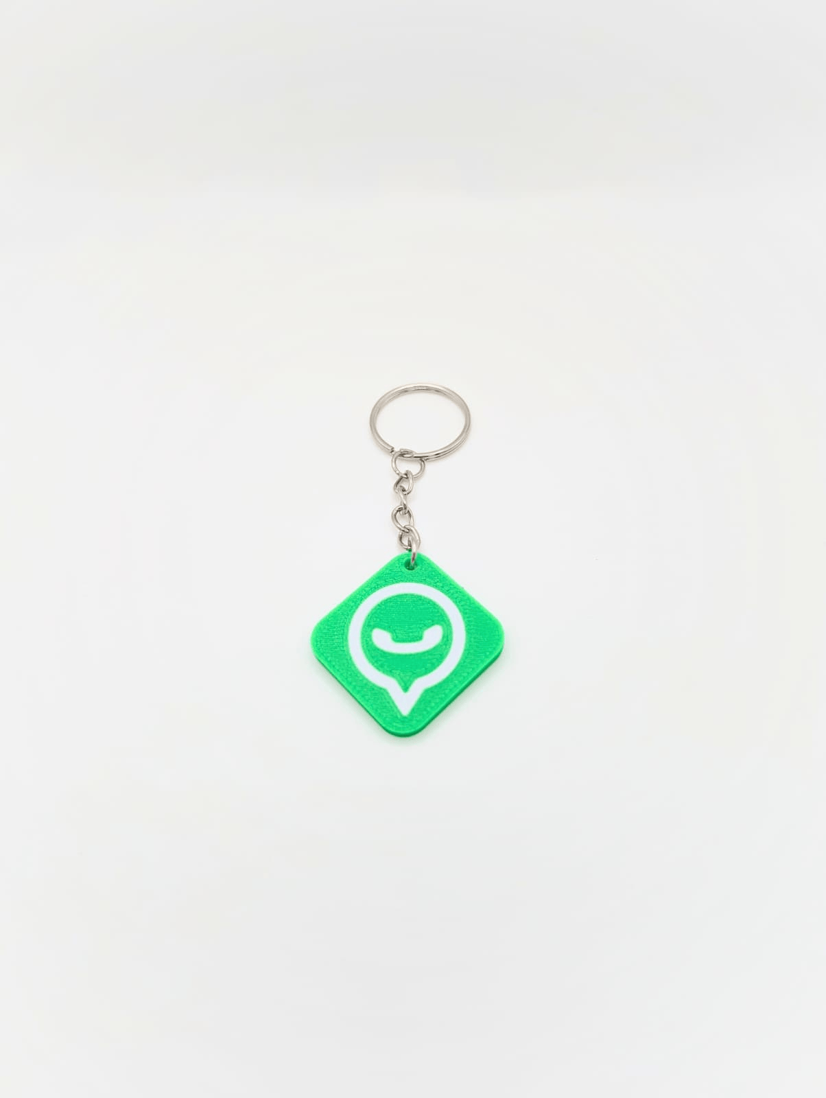 Breloc cu iconita WhatsApp pentru initierea unei conversatii directe fara a mai salva numarul in agenda.