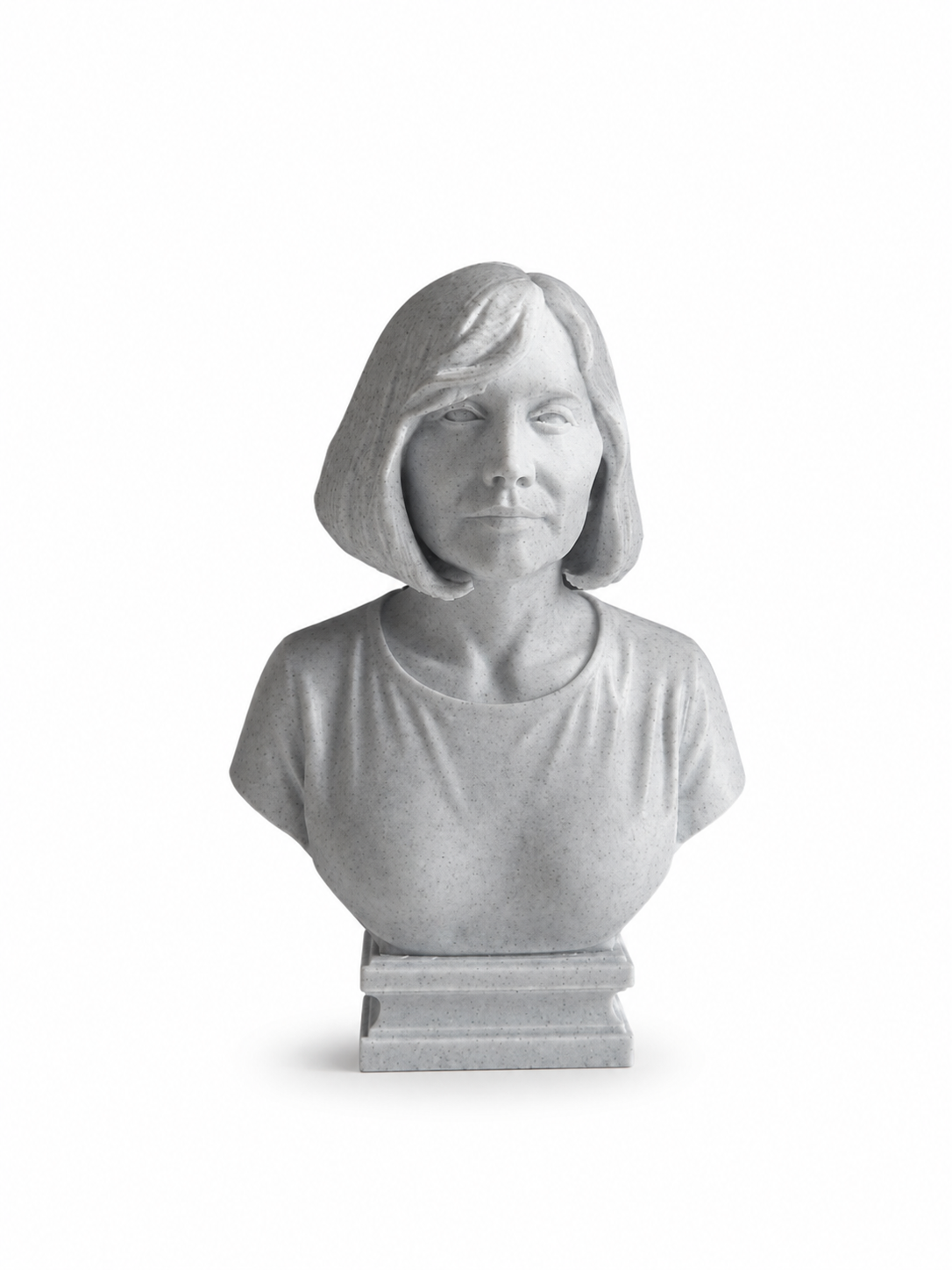 Bust 3D personalizat dupa poza, cadou decorativ realizat la comanda