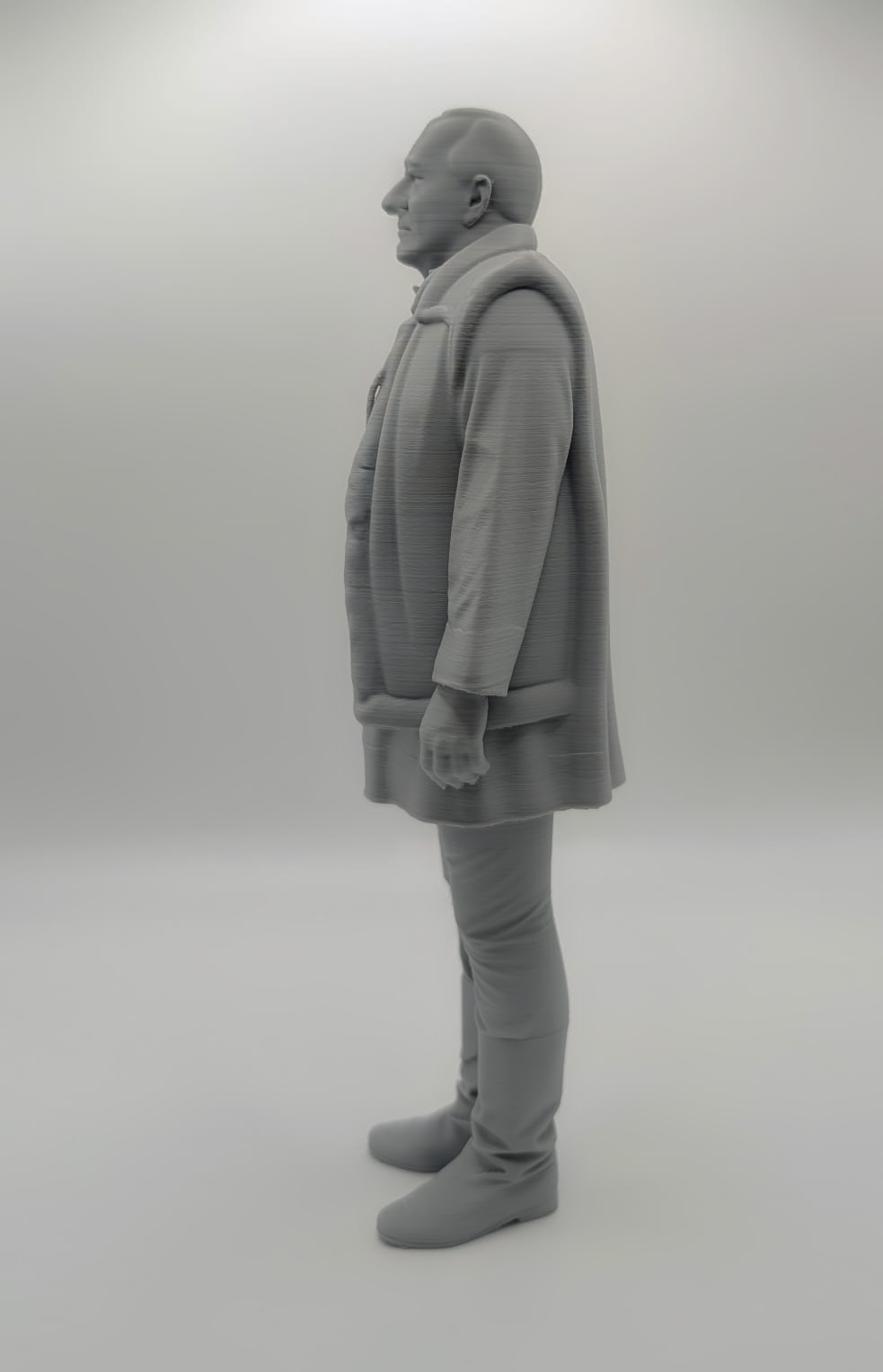 Figurină 3D detaliată, exemplu de cadou inedit pentru bărbați. Modelare 3D fidelă după trăsăturile feței