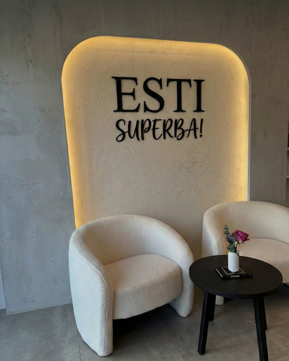 Litere Volumetrice 3D Personalizate - Logo sau Text Decorativ