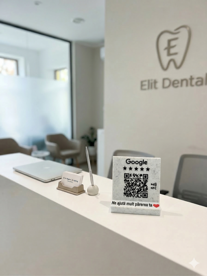 Stand recenzii Google QR NFC – Creste numarul de review-uri eficient