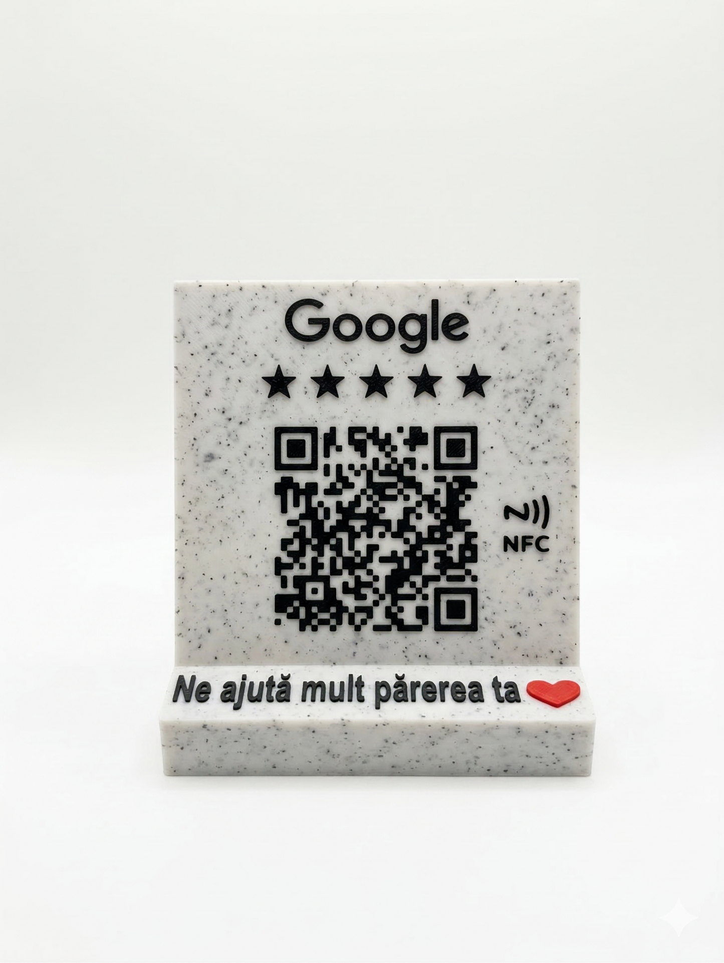 Stand recenzii Google QR NFC – Creste numarul de review-uri eficient