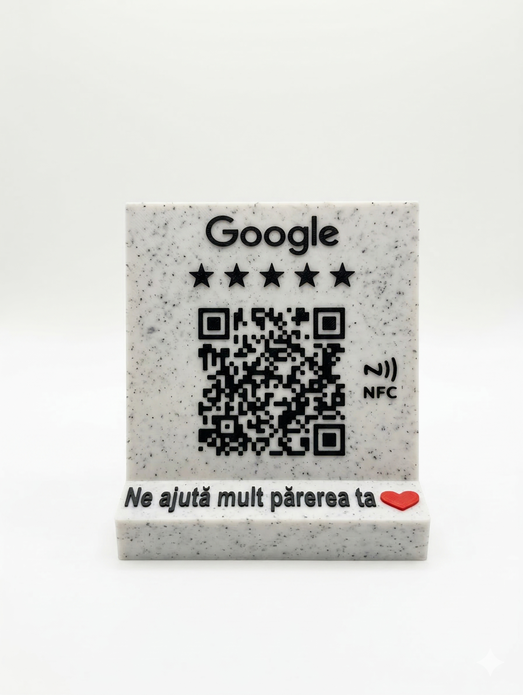 Stand recenzii Google QR NFC – Creste numarul de review-uri eficient